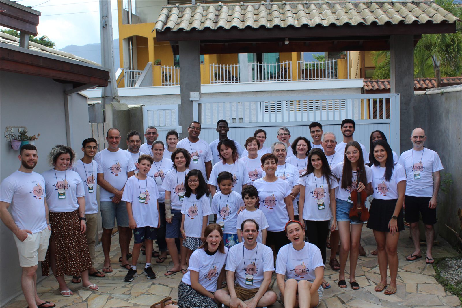 Encontro de alunos de violino